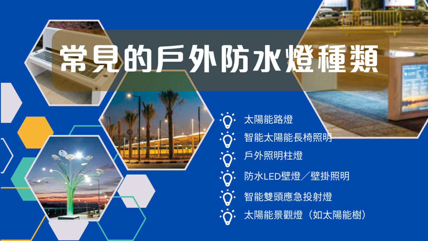 戶外防水燈種類︱Melite︱晶智照明︱香港品牌